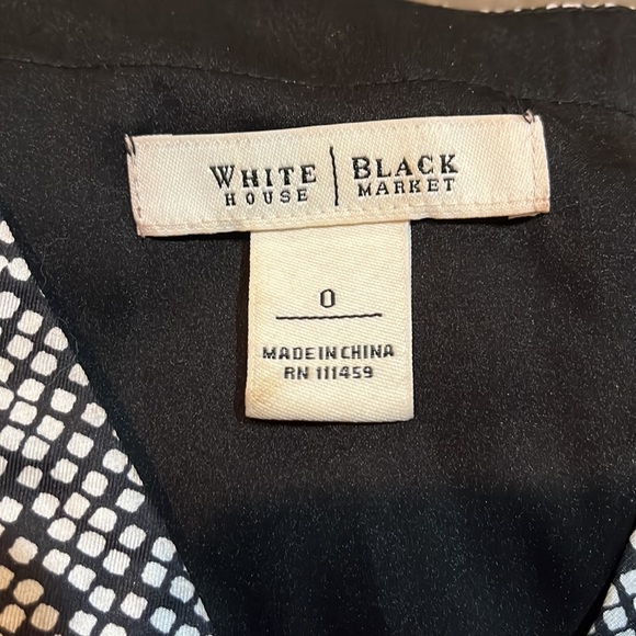 Black and silver printed dress - Picture 3 of 3